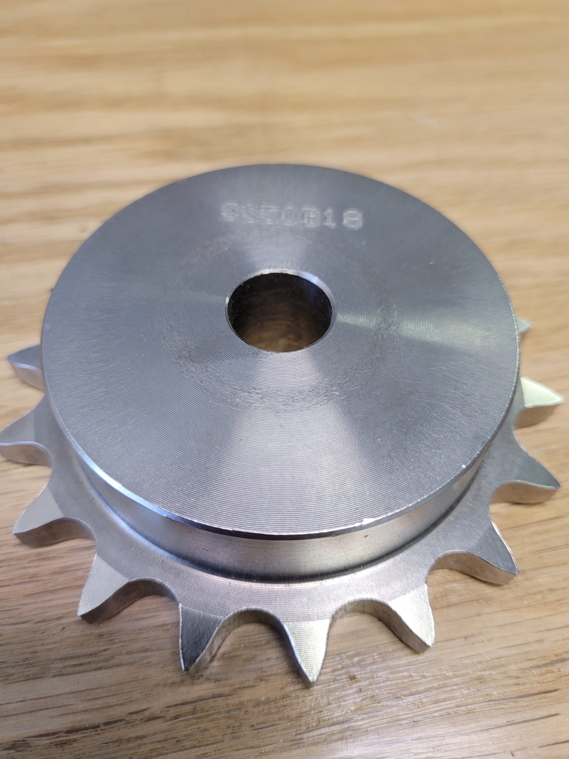 SS50B18 MPB Stainless steel sprocket